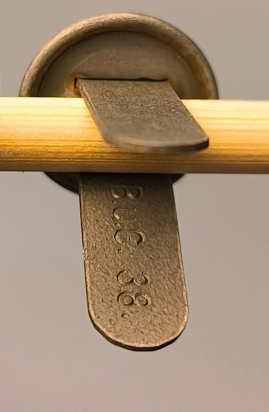 WW2 GERMAN HELMET EARLY RIVETS/WASHERS SET OF 3,MAKER MARKED very good replica