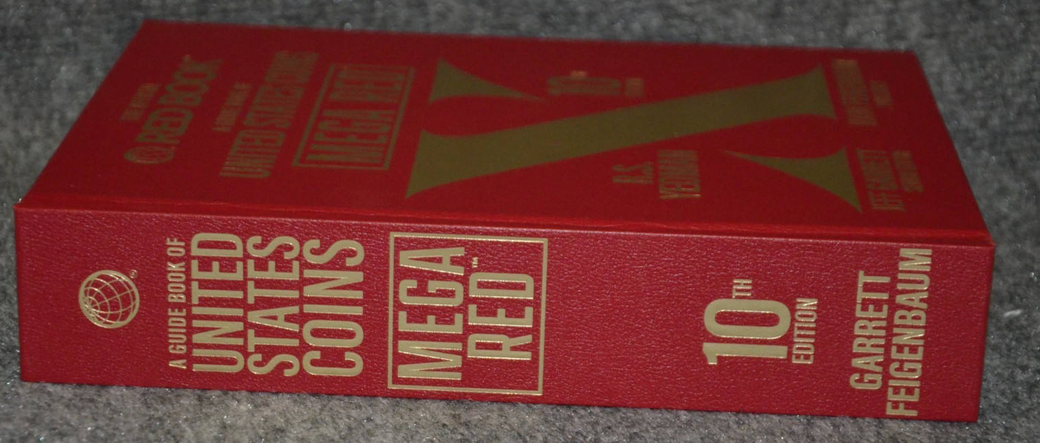 Mega Red Guide Book of U.S. Coins Deluxe 10th Edition Hardcover