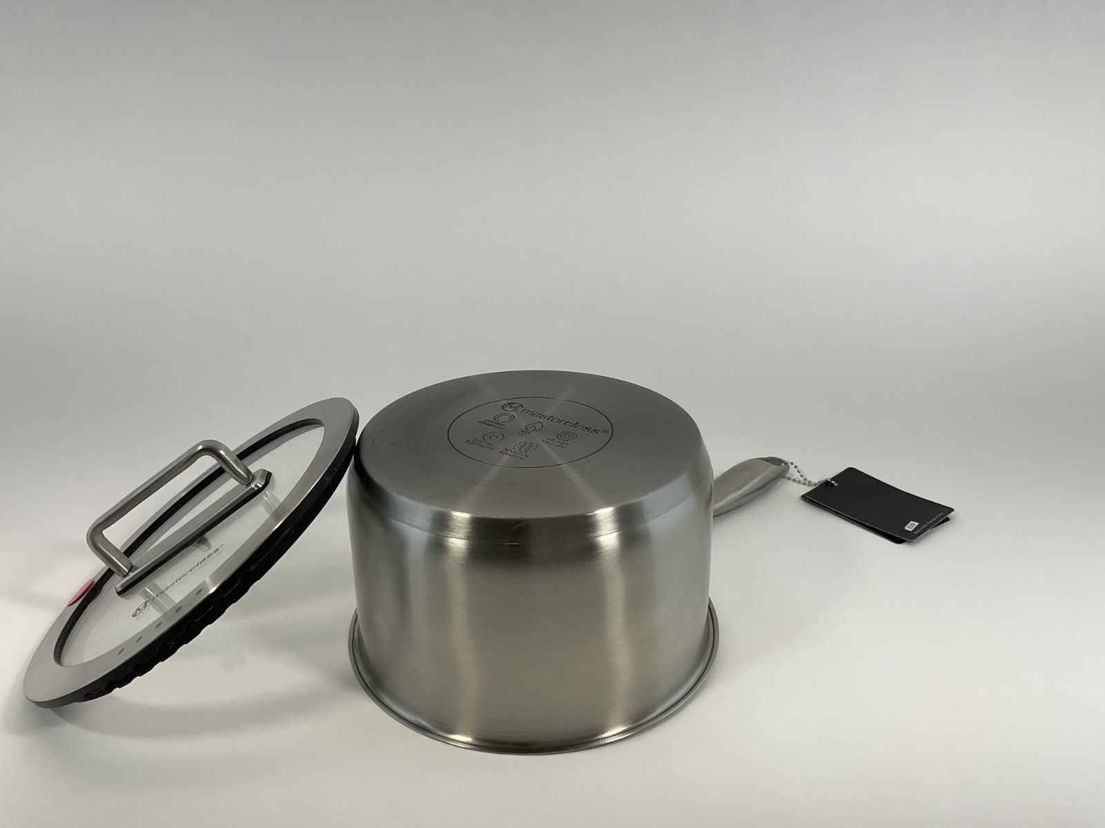 Masterclass Cookware Stainless Steel 2.5-qt 7" Saucepan Dented New