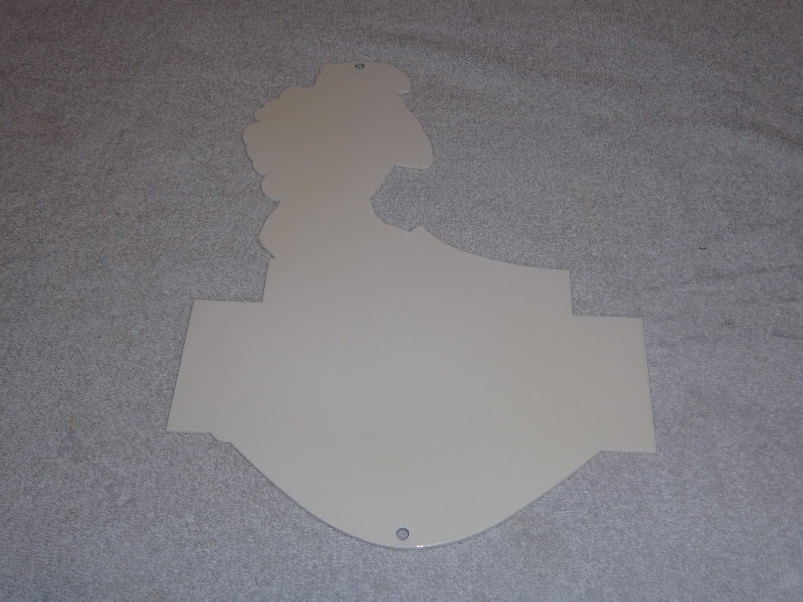 VINTAGE HARLEY DAVIDSON MOTORCYCLE WOMAN 👩 12" MOTOR CYCLE GASOLINE & OIL SIGN