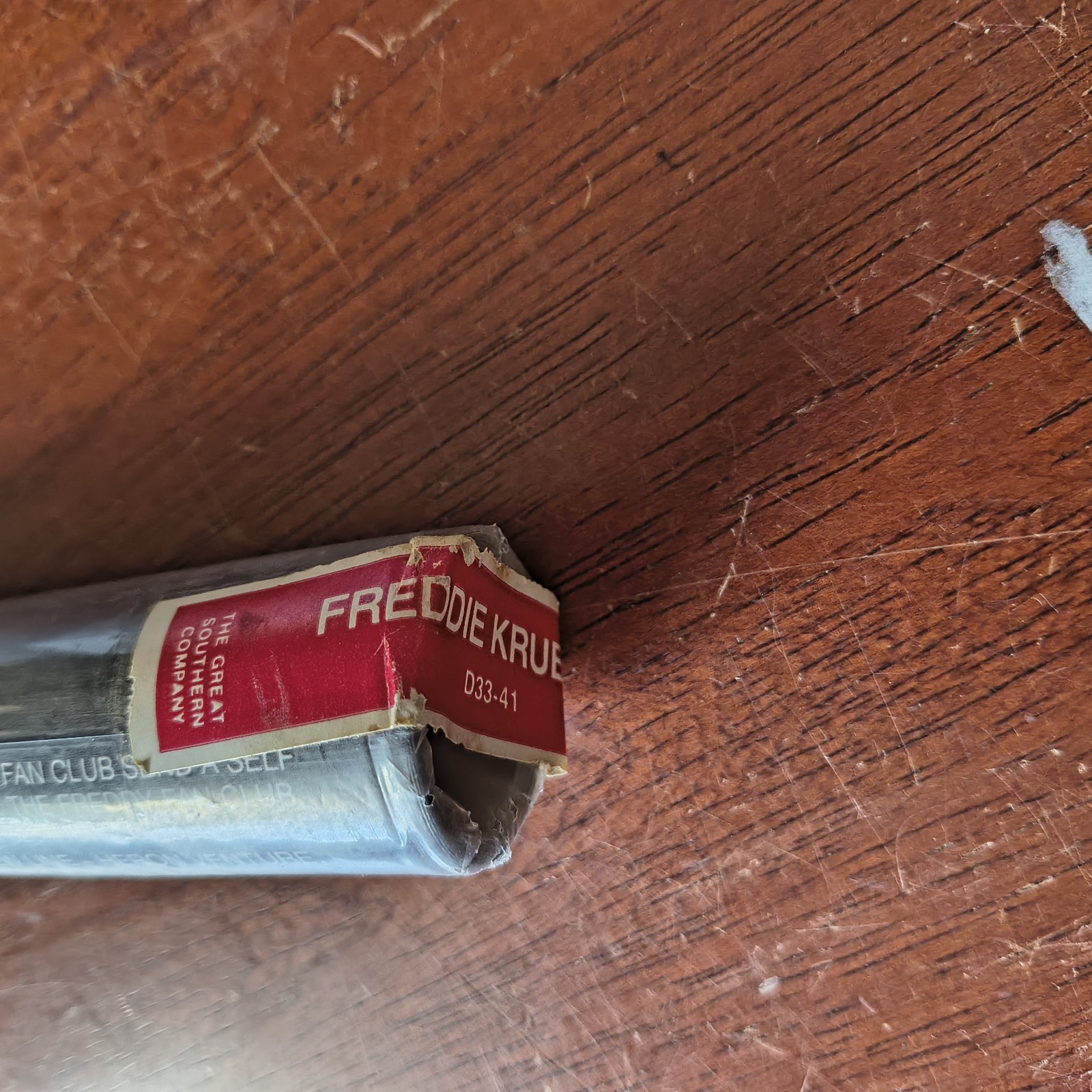 A Nightmare on Elm Street 4 Freddy Krueger Video Store Poster 74.5x26 UNUSED...