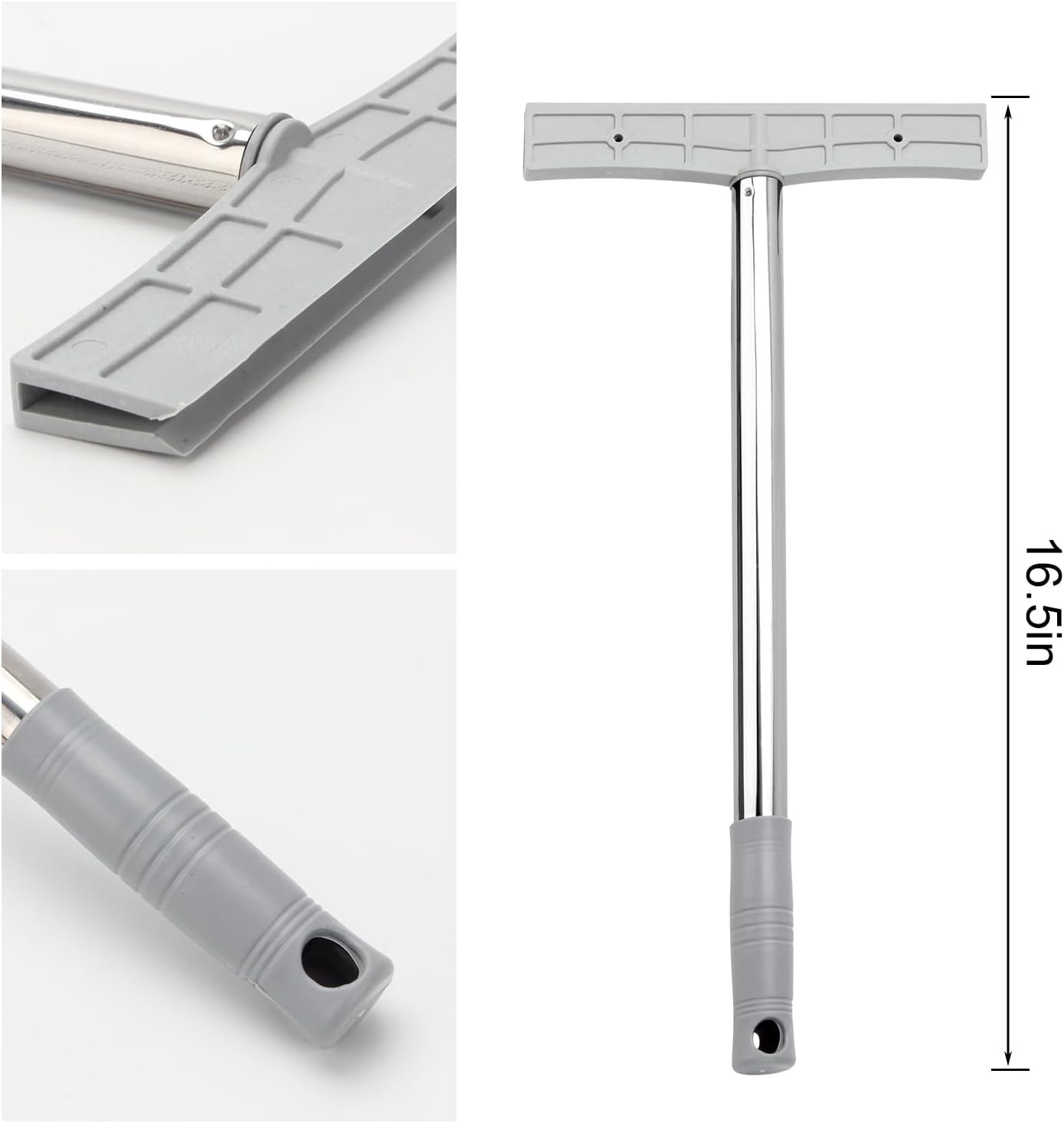 2 Pcs Handheld Sign Holder, Stainless Steel Two-Sided Display Pole Sign Stand