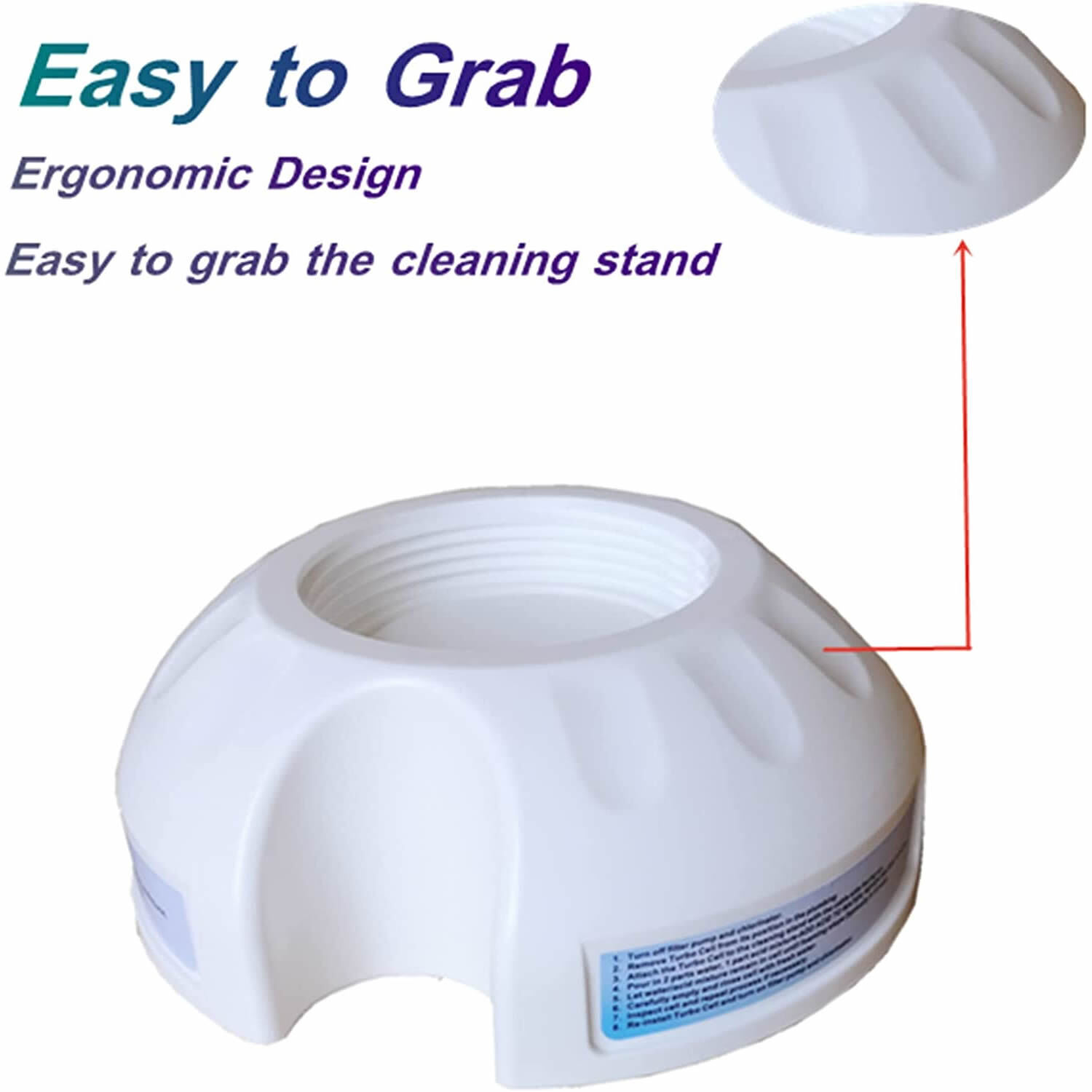 New Pool Salt Cell Cleaning Stand Cap W/ O-ring For Hayward / Goldline T-Cell