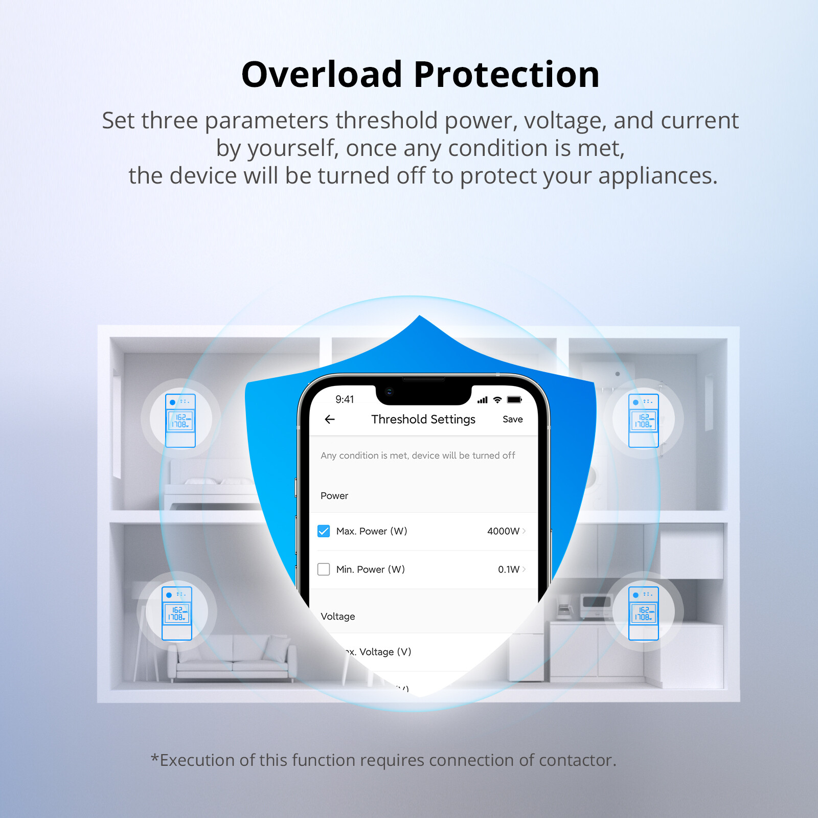 SONOFF POW Ring 100A Max WiFi Smart Power Meter Switch ESP32 Chip Energy Monitor