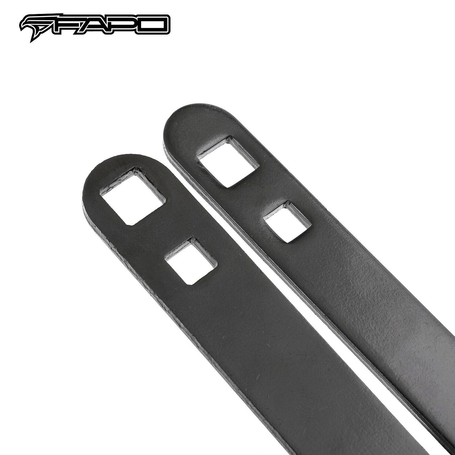FAPO Universal Coilover Wrench Spanner Adjustment tool 2 PCS Black Aftermarket