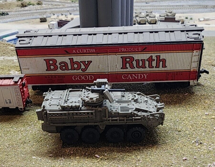 HO Scale 1:87 M1127 Stryker Reconnaissance Vehicle - .50 Cal - OD Green