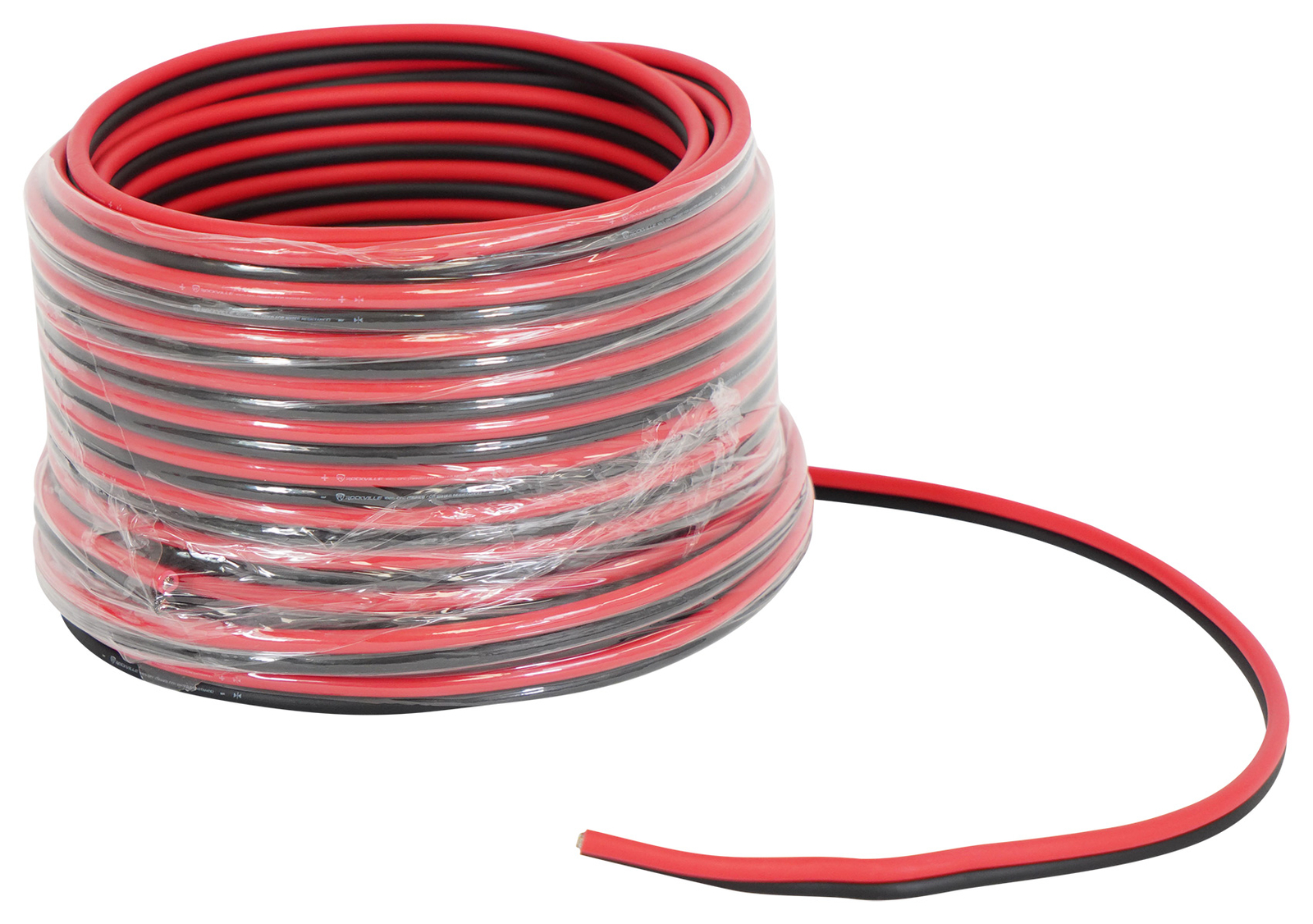 Rockville RED 14G50 OFC 14 Gauge 50 Foot 100% Copper Speaker Wire Car Audio