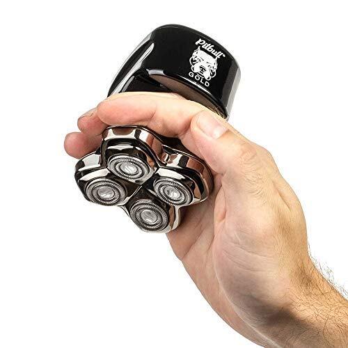 Skull Shaver Pitbull Gold PRO Head Shaver for Men 4 Razor Hair Trimmer