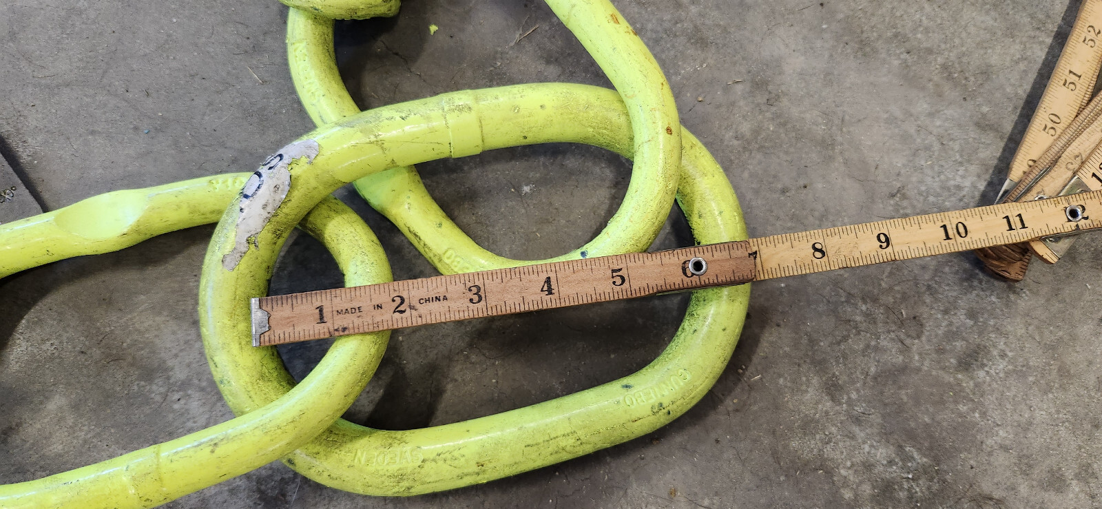 Gunnebo TOL 4'-6" 3-Leg Branch 9/32" 3250Lb Basket Lifting Sling.