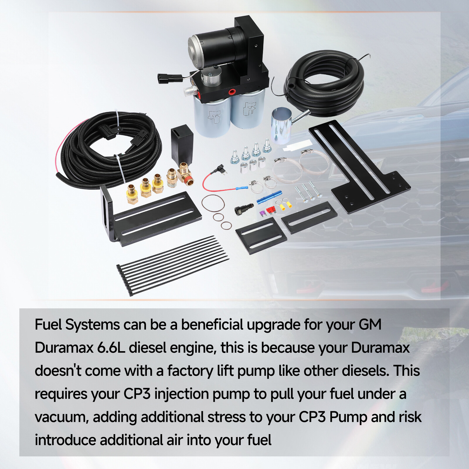 01-10 Chevy GMC Duramax 6.6L FASS 165GPH Diesel Fuel Lift Pump System TSC10165G