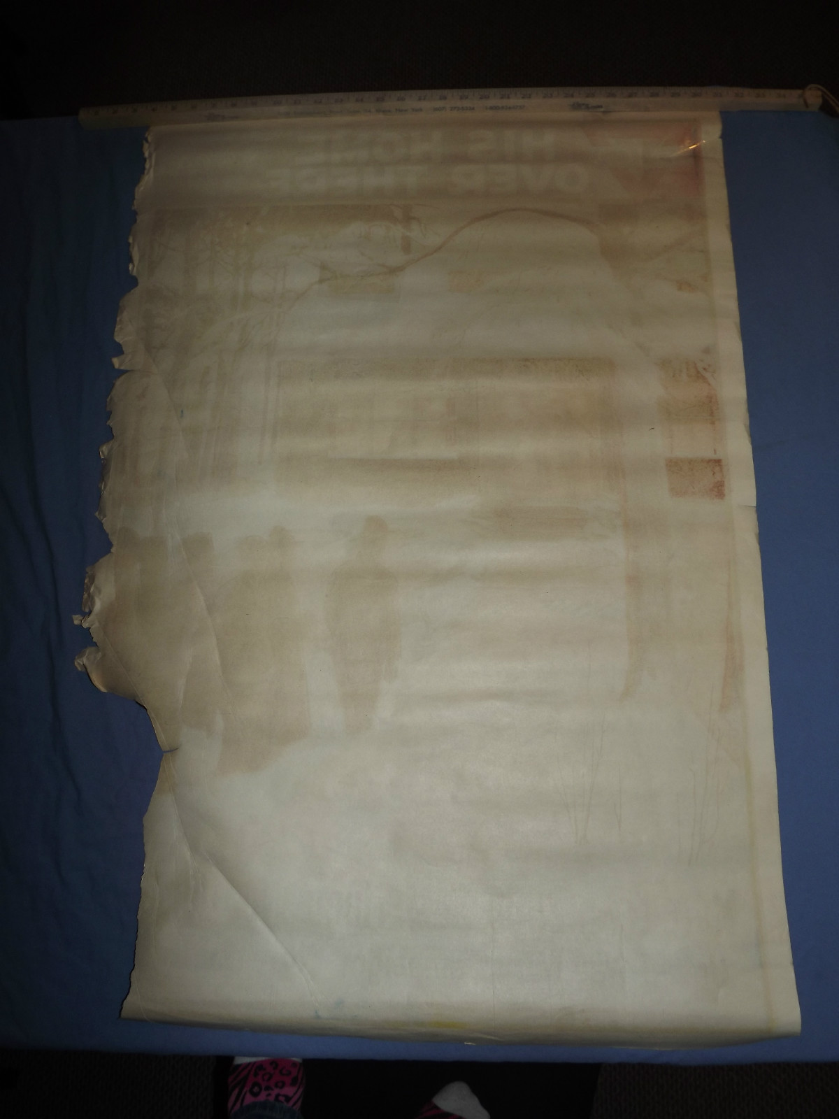 VINTAGE WWI WORLD WAR 1 YMCA HIS HOME OVER THERE WAR WORK CAMPAIGN POSTER