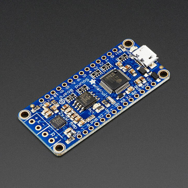 [3DMakerWorld] Adafruit Audio FX Sound Board + 2x2W Amp - WAV/OGG Trigger - 2MB