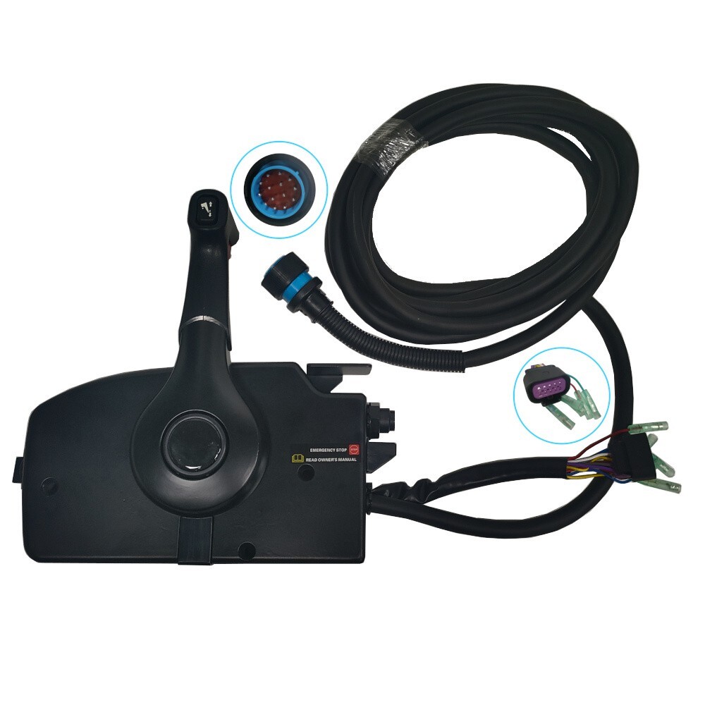 For Mercury 881170A13 14Pin 4-Stroke Outboard Side Remote Control Box Trim 15FT