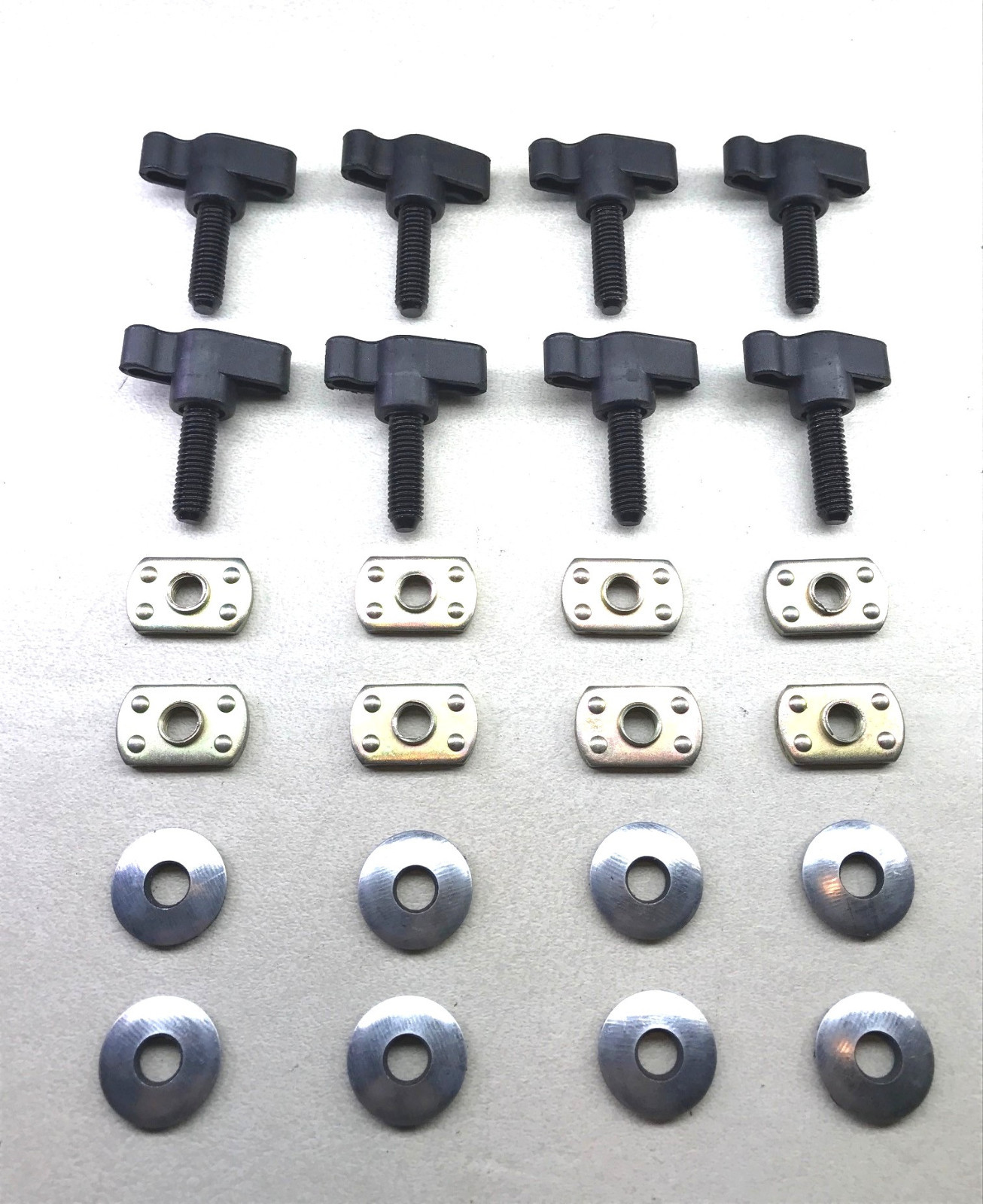 Hard Top Thumb Screw, Washer and Nut Fastener KIT FITS Jeep Wrangler YJ TJ JK