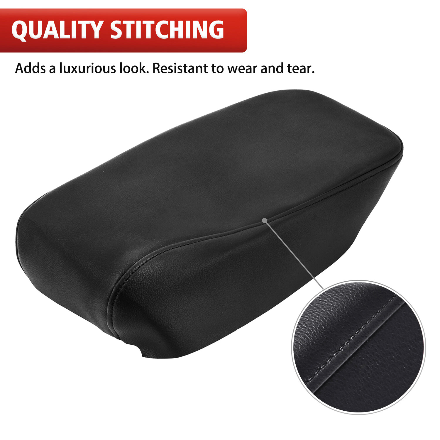 Fits 2013-2018 Toyota Avalon Console Lid Armrest & Door Panel Cover Trim Black