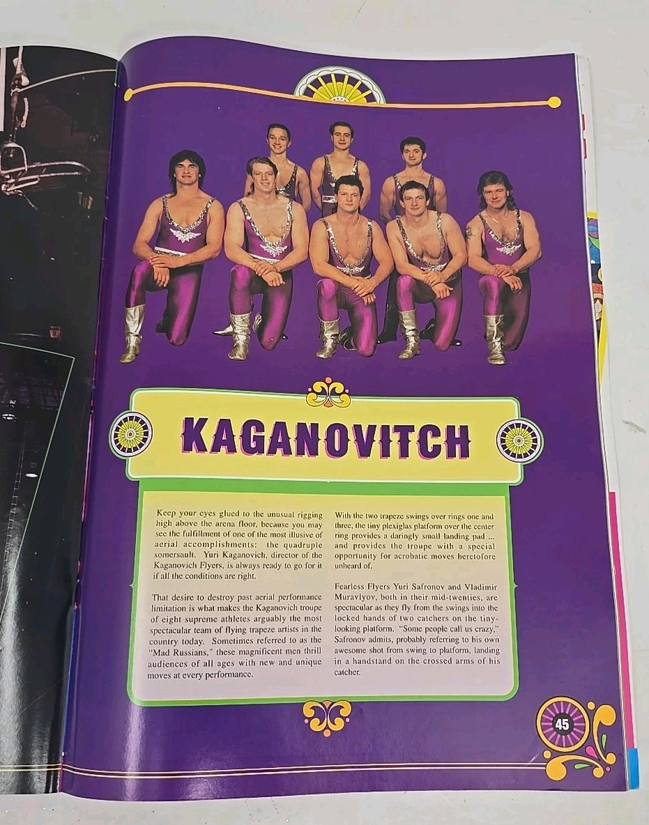 Ringling Bros. & Barnum & Bailey Circus Program, 123 Edition 1993 WS7E