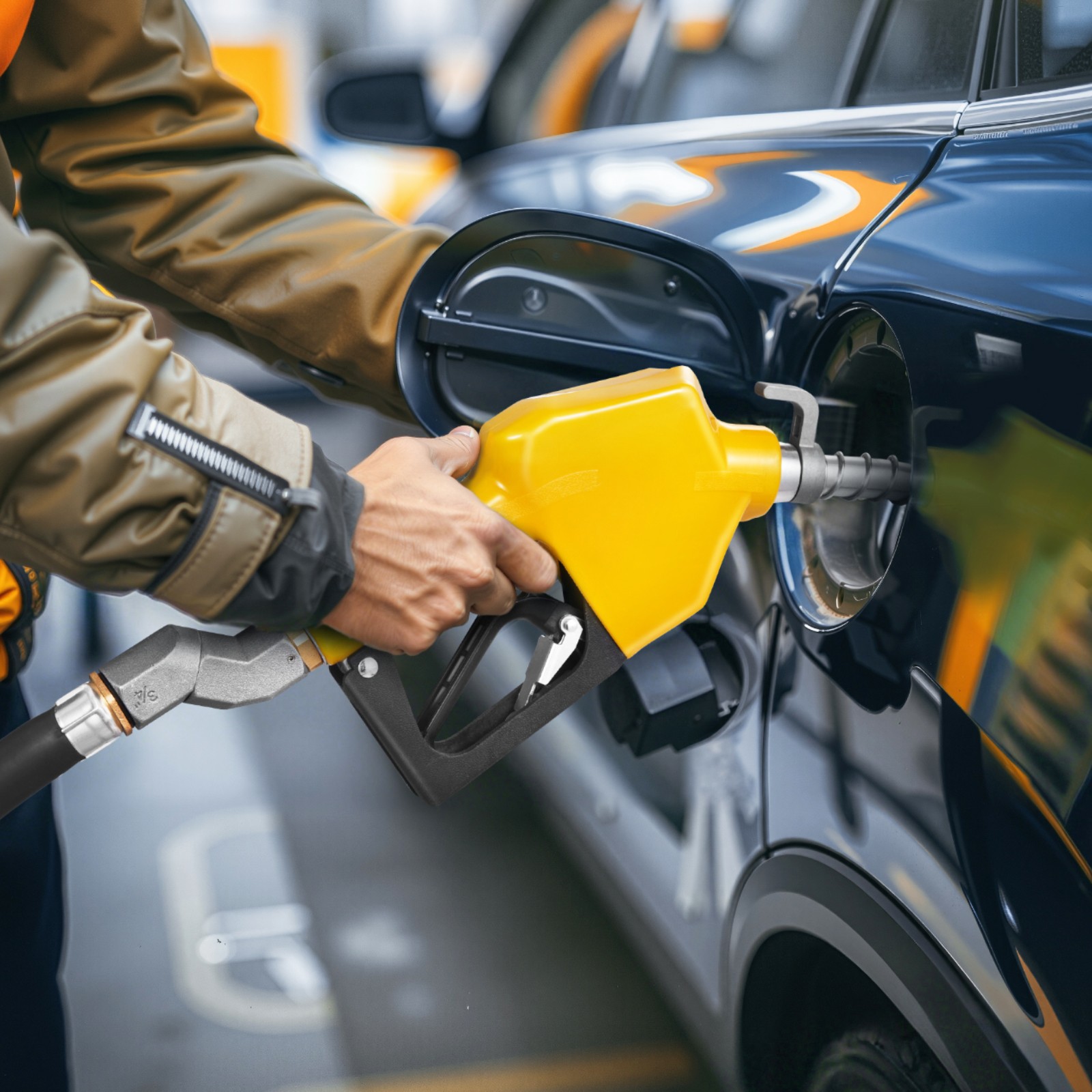 VEVOR 3/4 in NPT Automatic Fuel Nozzle 0.78 in Spout Auto Shut Off Diesel Nozzle