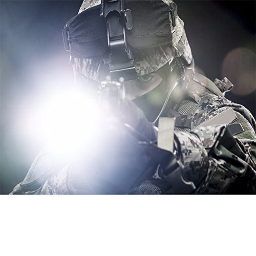 Tactical Flashlight 5 Modes LED 18650 Zoom Light Best Gift for Men - 2 PACK