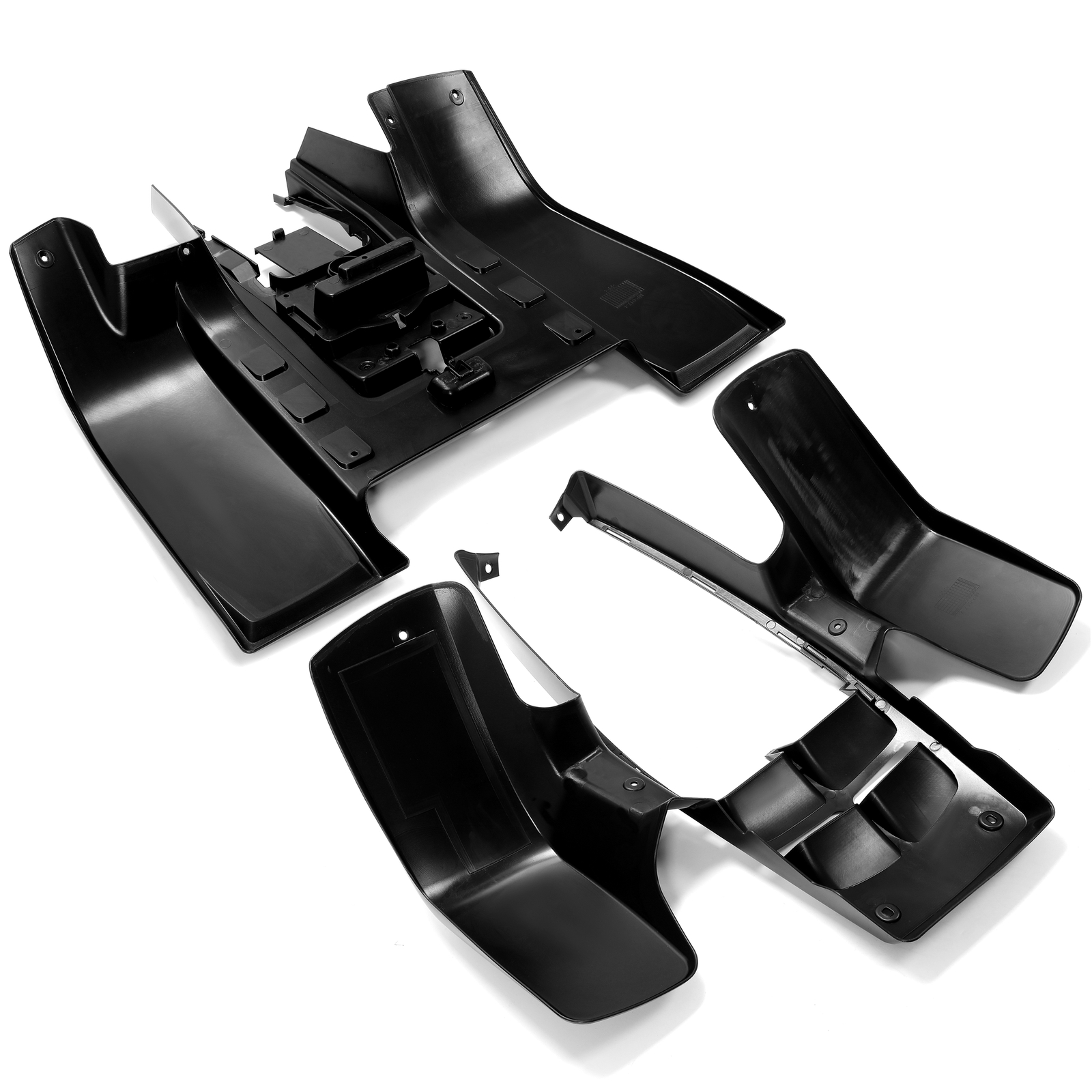 Front + Rear Fenders Plastic Body For 1987-2006 Yamaha Banshee 350 YFZ350 BLACK