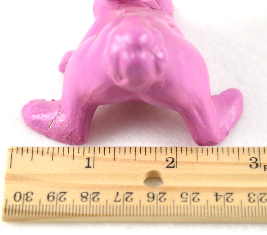 Ceramic Bunny Rabbit Pink 2.5 Inches Tall