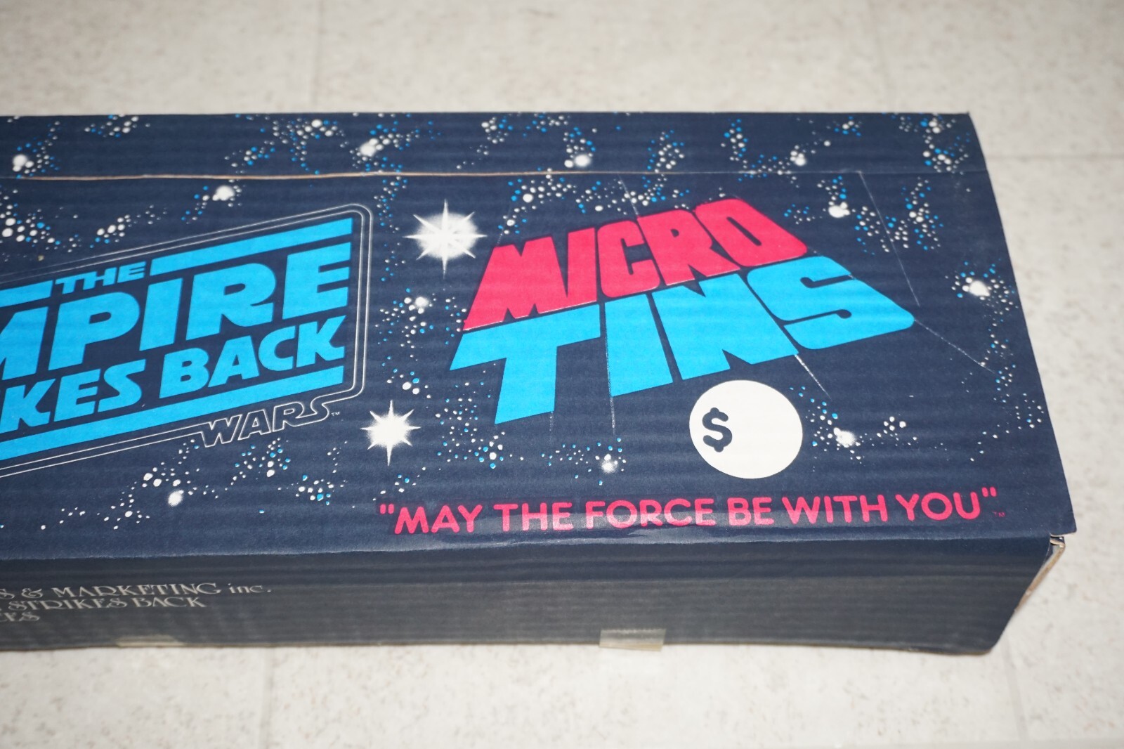 Vintage Star Wars Empire Strikes Back Micro Tins 1980 W/ 72 Tins Store Display