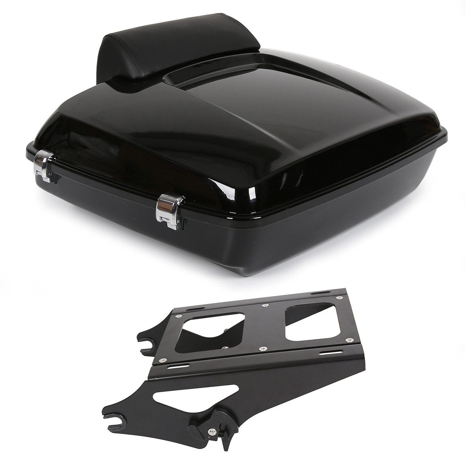 5.5" Razor Tour Pack Pak Trunk Mount Rack For Harley Street Road Glide 14-24 23