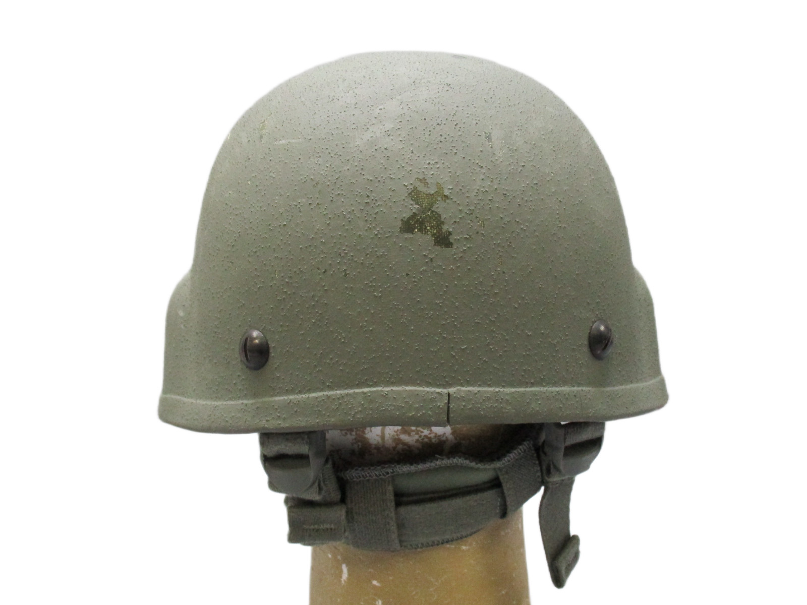 ACH Advanced Combat Helmet Size Medium Foliage Green w/ Pads Chinstrap Ballistic