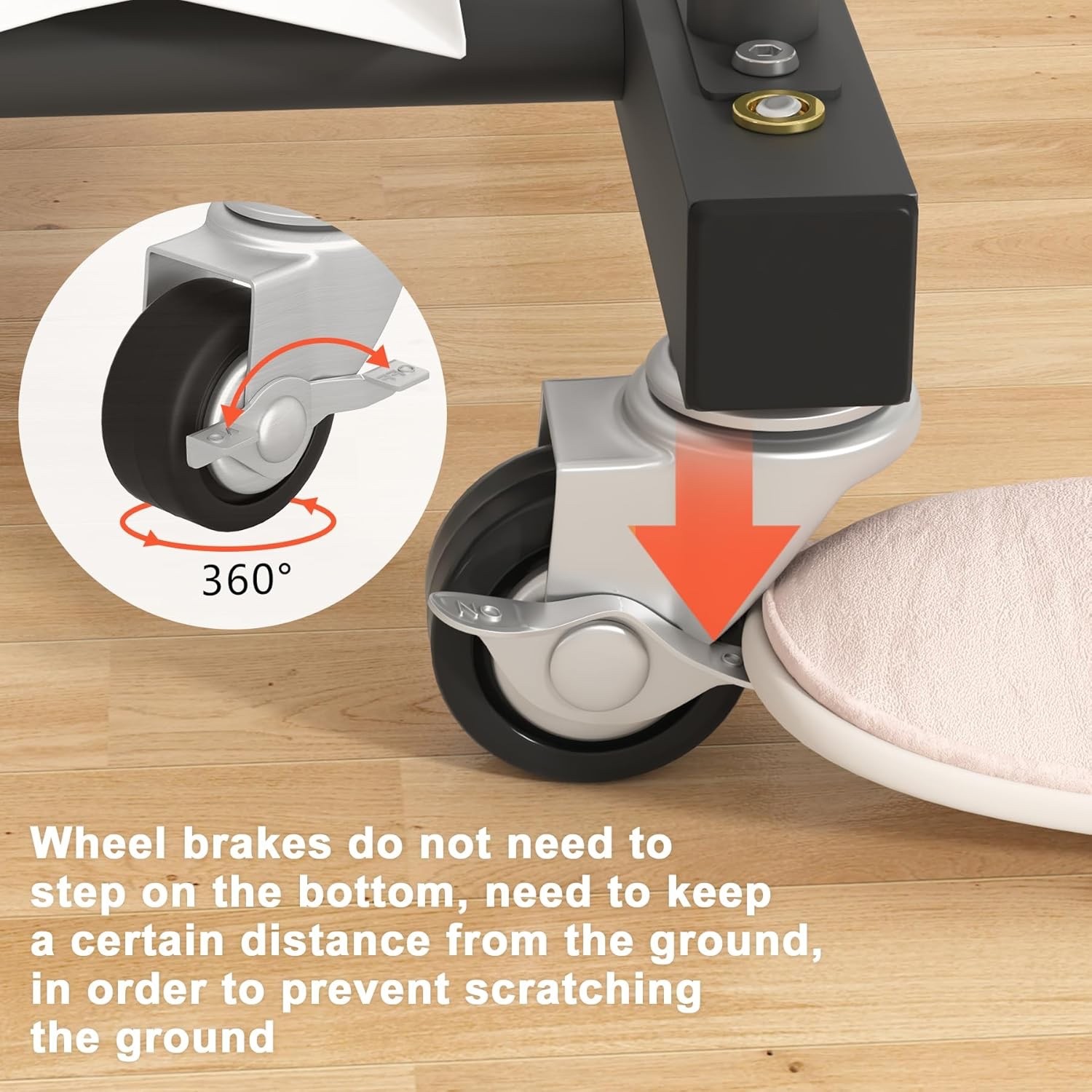 Laiensia Double Rods Garment Rack with Wheels, Clothing Rack for Hanging Clothes