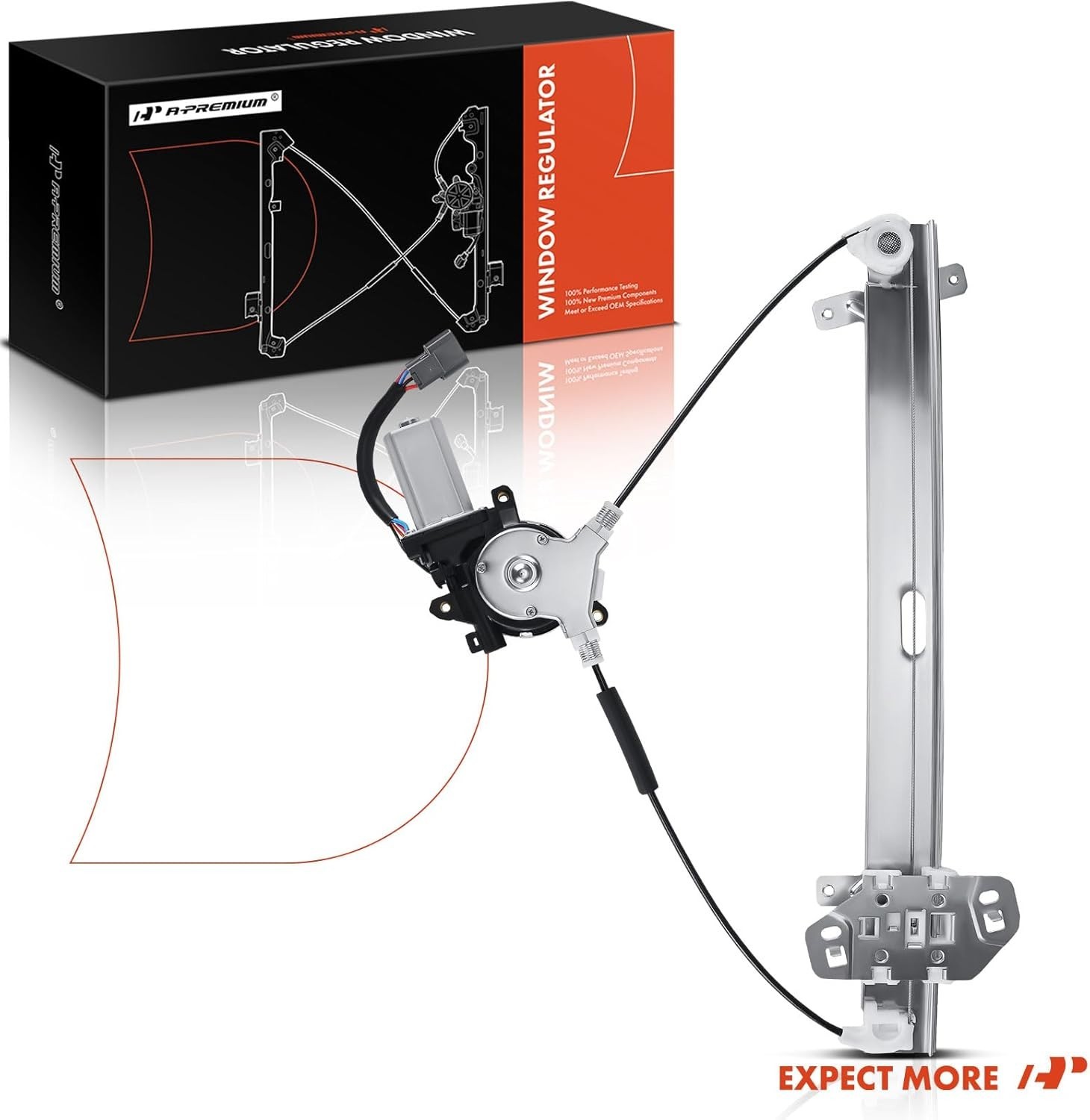 Power Window Regulator with Motor Replacement for Honda Front Driver Side