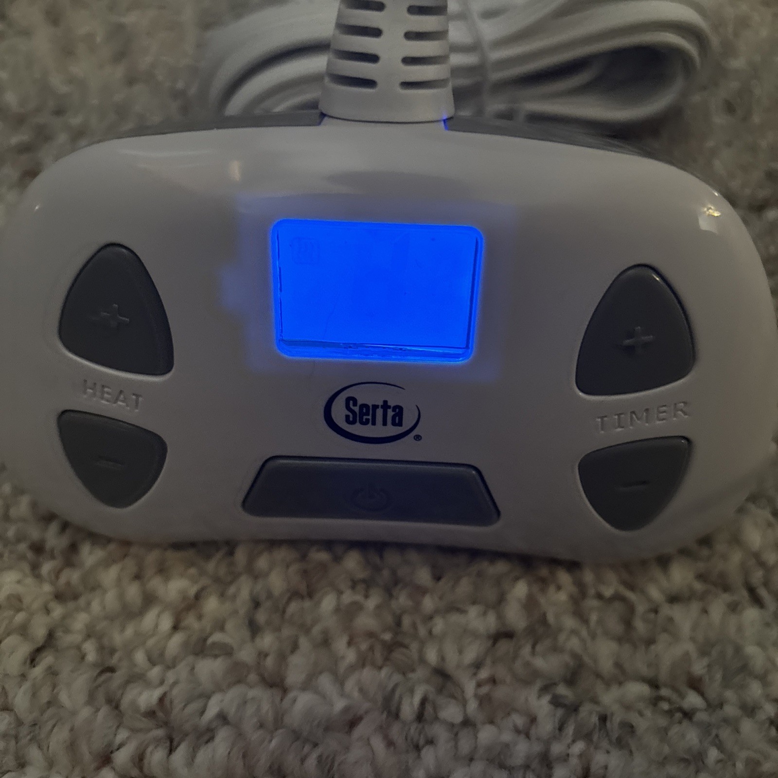 Serta PFI-DTC-TB2 Electric Blanket Controller 3 Prong Remote powers on