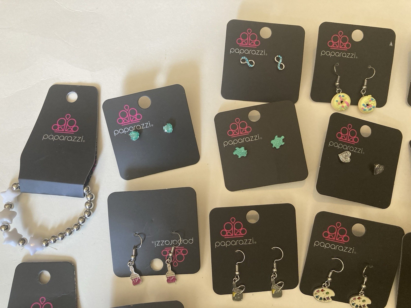 Paparazzi Kids Jewelry Mixed Lot of 27 Plus Keychain New