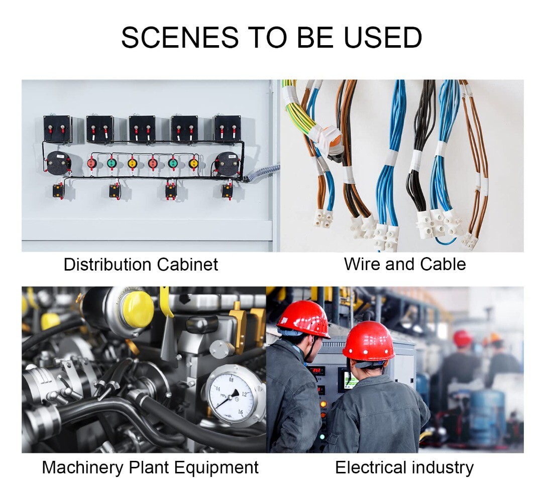 660PCS Non Insulated Butt Splice Uninsulated Crimp Wire Connectors Terminals Kit