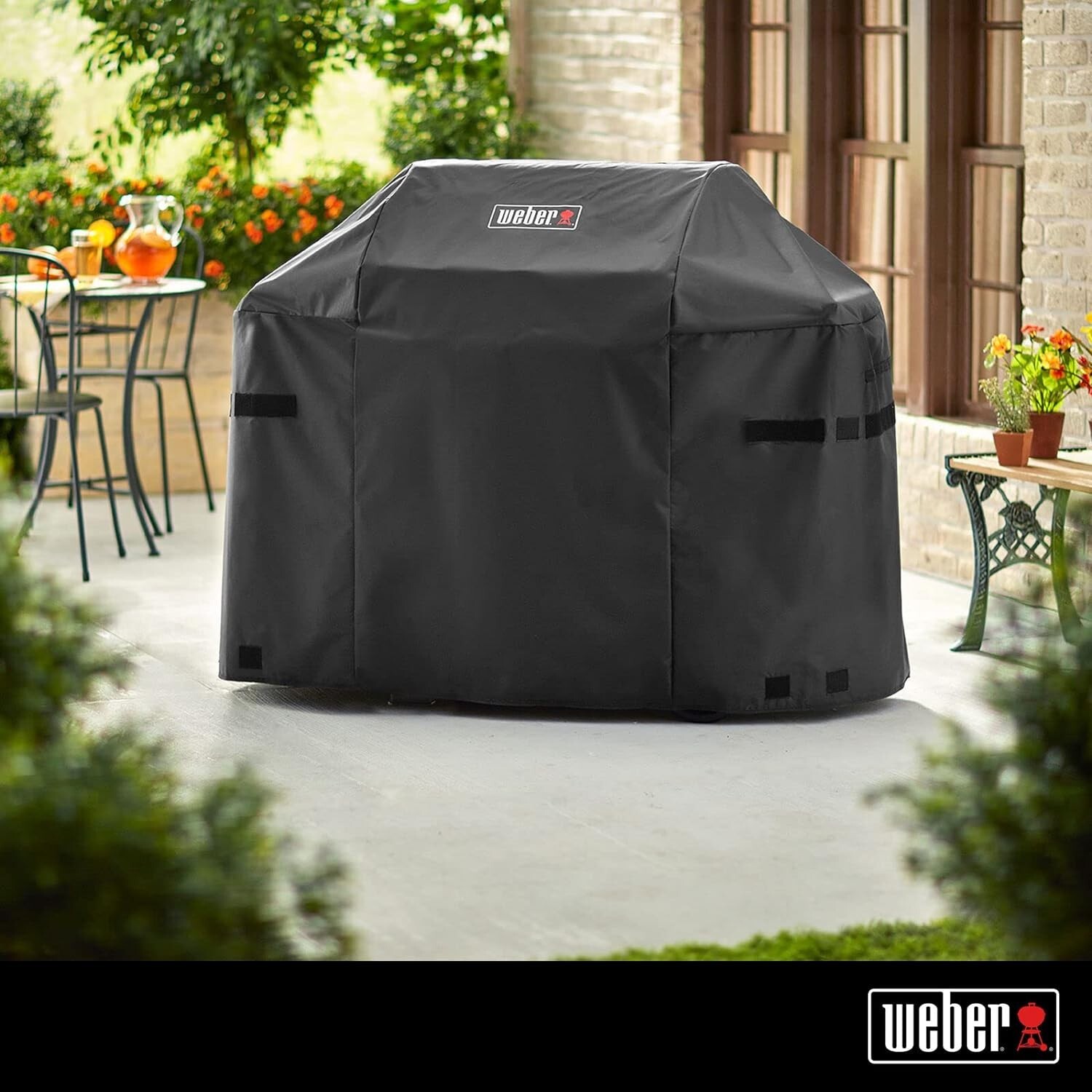 Weber 7139 Spirit 200 Spirit 300 Spirit II 300 Series Premium Grill Cover -Black