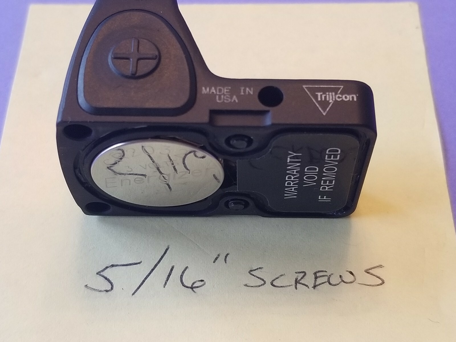 Trijicon, Holosun, HGW, Brownells, Zaffiri, ZEV Slides screw kit. (New Improved)