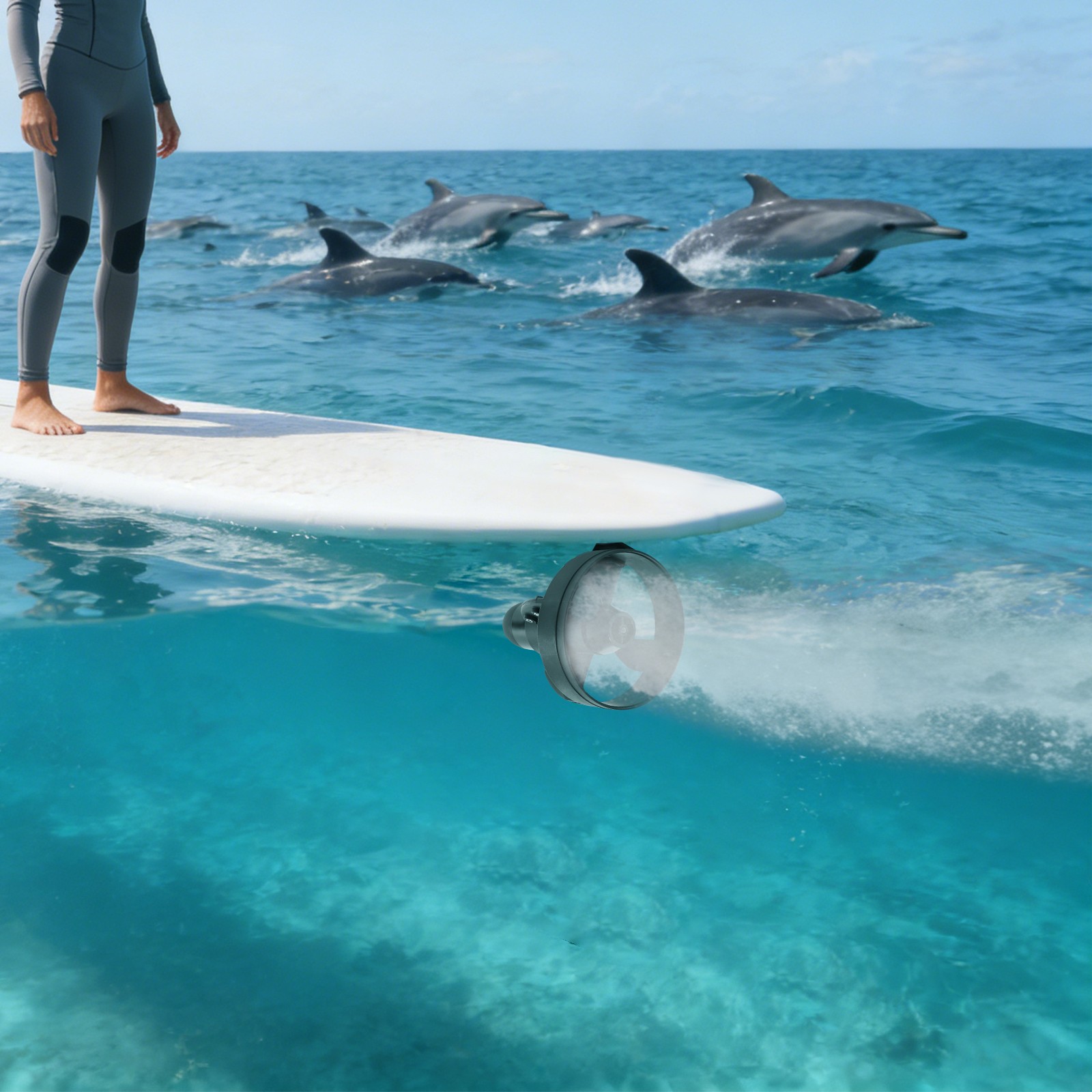 SUP Propeller Propulsion, Stand Up Paddle Board Motor Underwater Thruster