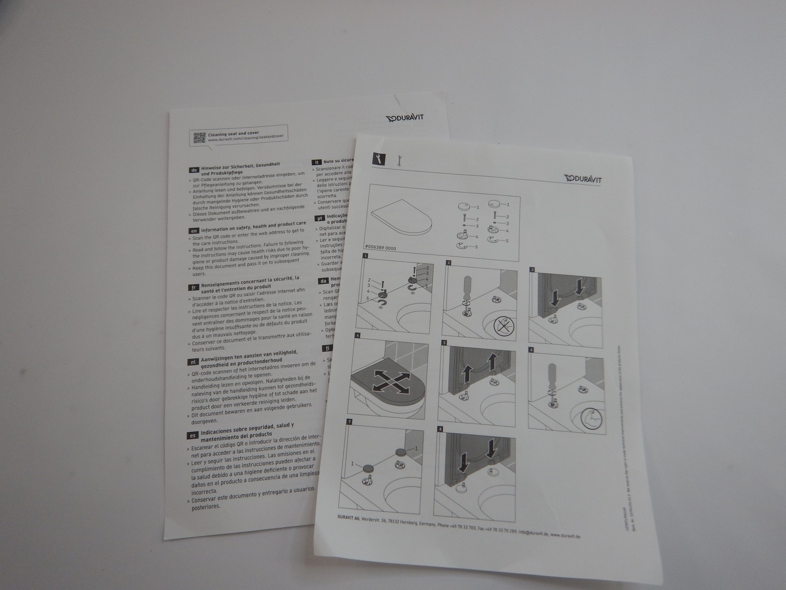 Duravit 0069890000 - Various Series Round Toilet Seat, Alpine White