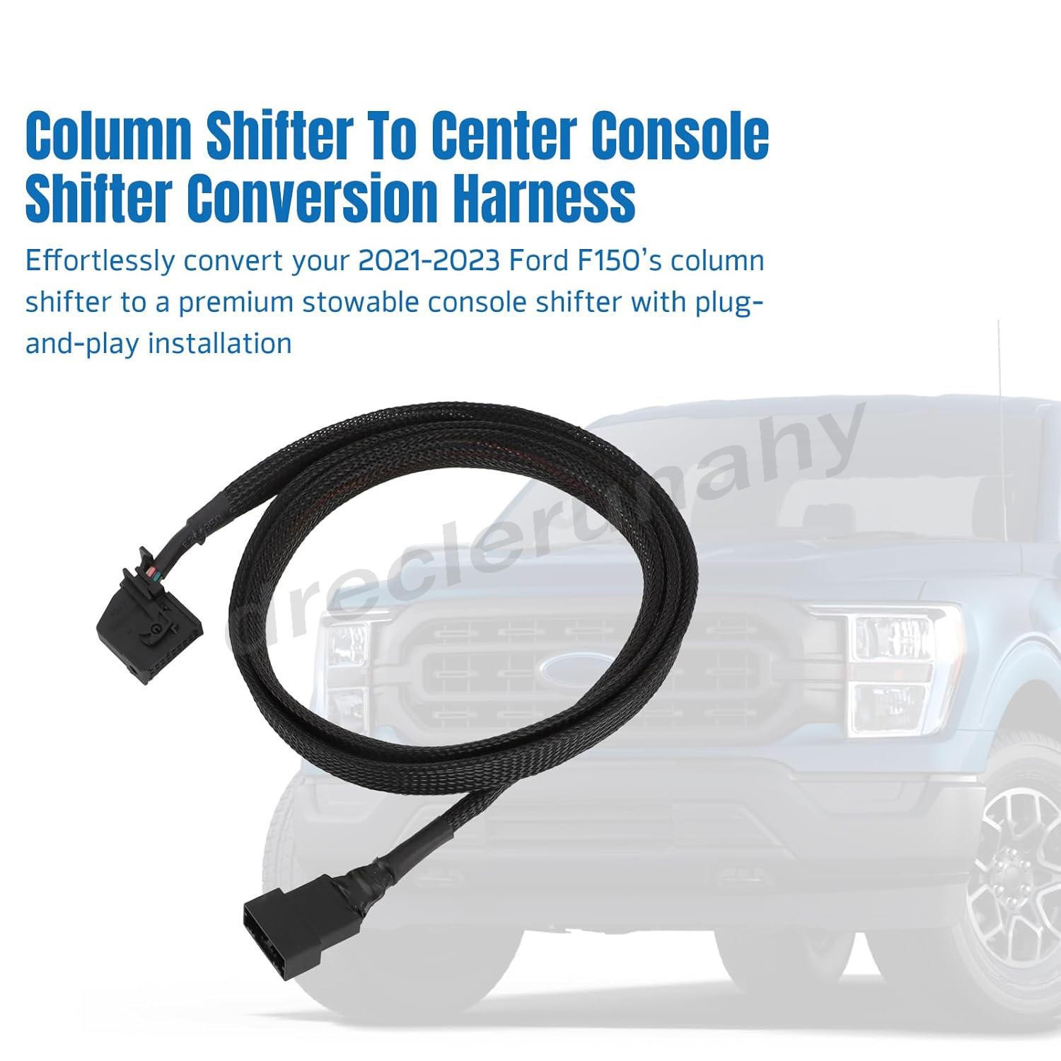Conversion Harness For 2021-2023 Ford F150 Column to “STOWABLE” Console Shifter