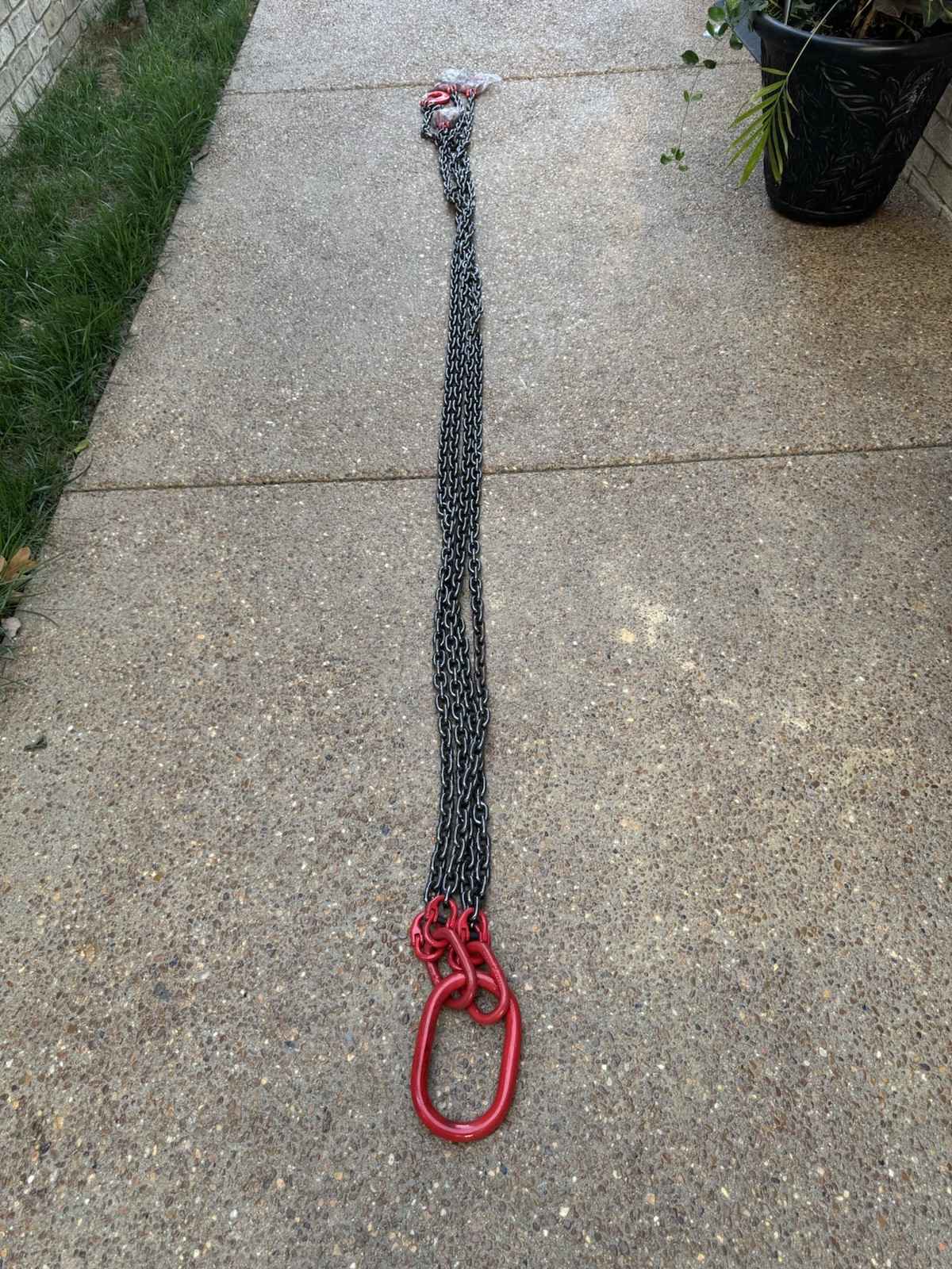 7/16” 4 Leg Chain Sling 5 Ton Per leg 10’ ChainsNew in the box