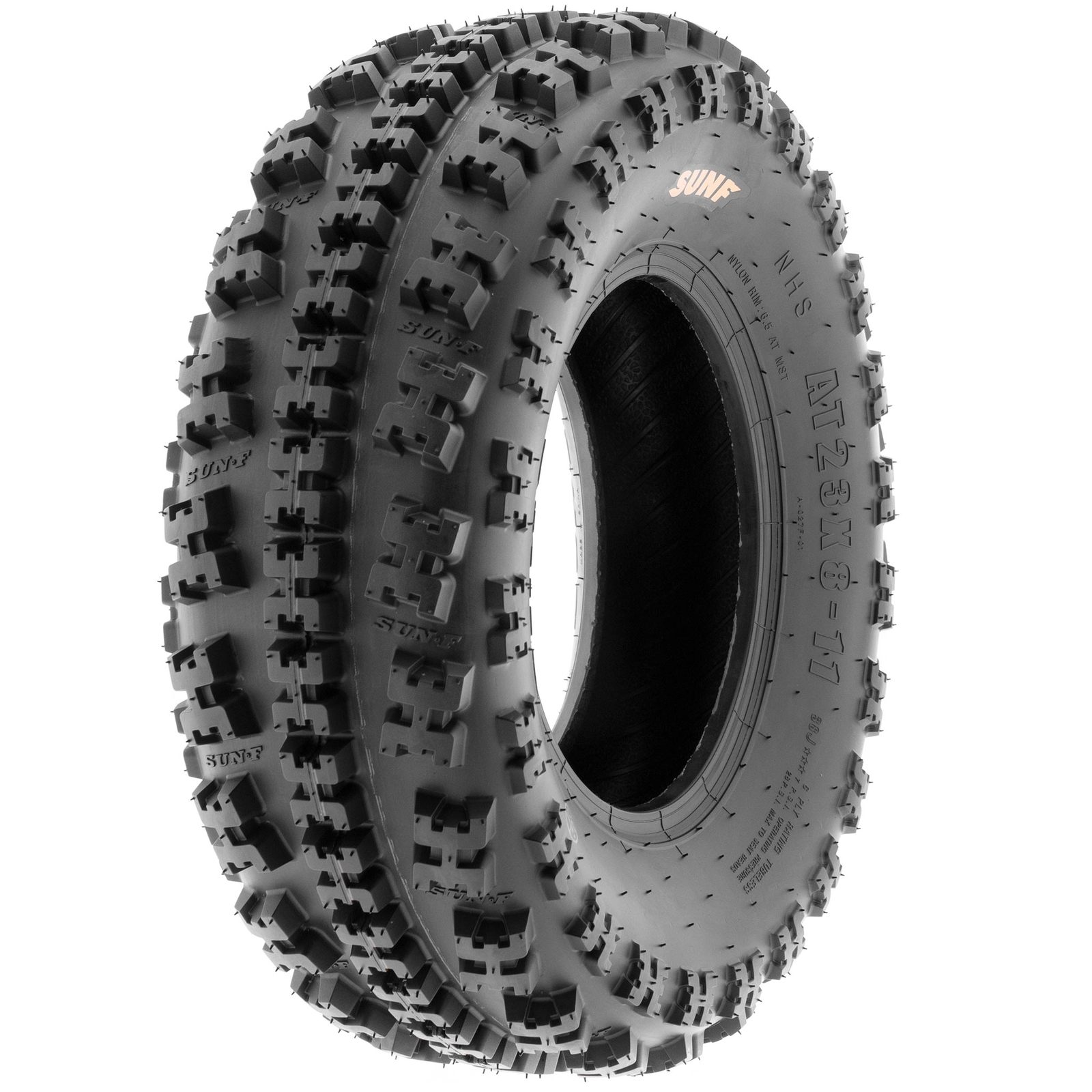 【2 Front 21x7-10 】【2 Rear 20x10-9 】SunF ATV UTV Tires Tubeless 6 Ply - A027