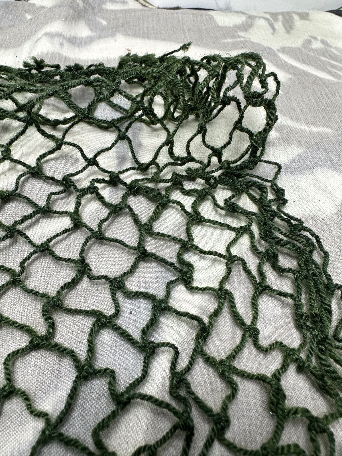 Original British Army Mk2 Mk3 Mk4 Camouflaged Helmet Net- New Old Stock Unissued