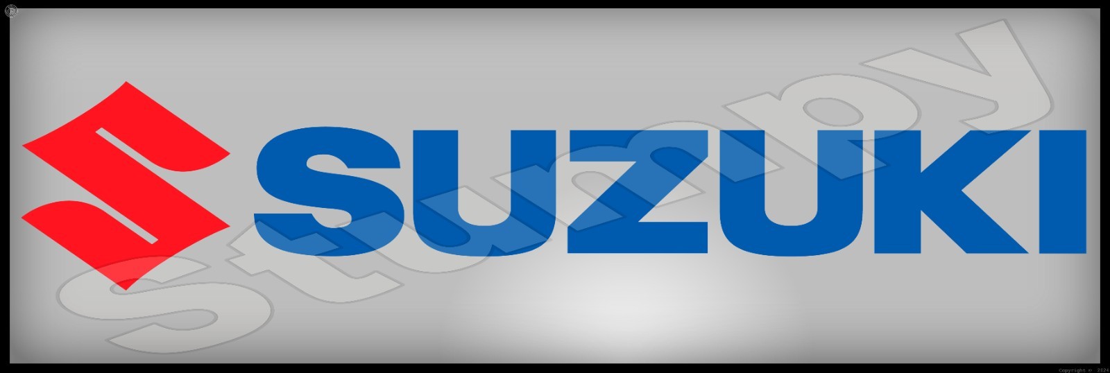 Suzuki  Metal Sign 6" x 18" or 8" x 24"
