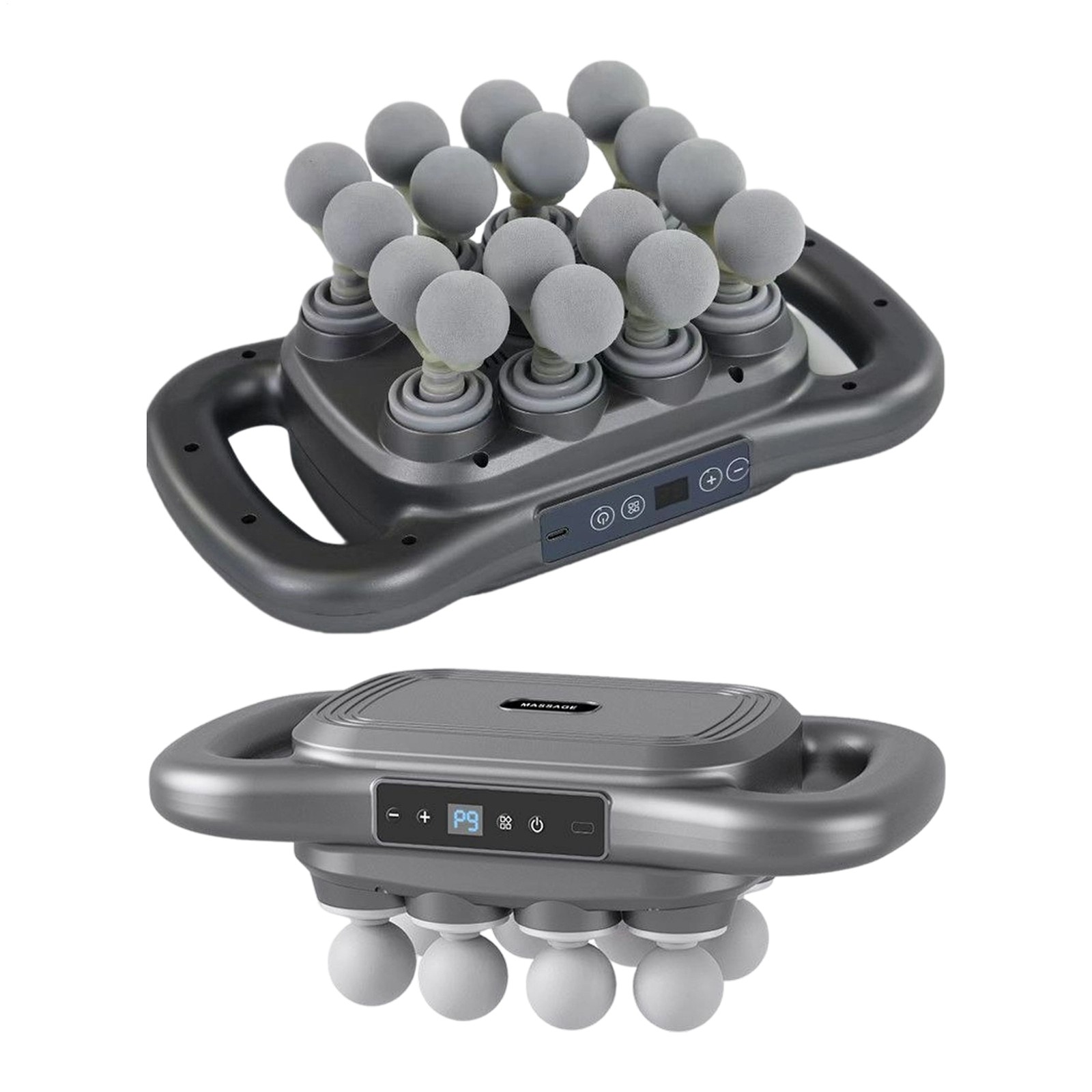 1x Multi Head Massager for Horse, Deep Tissue Back Massager with 9 Modes