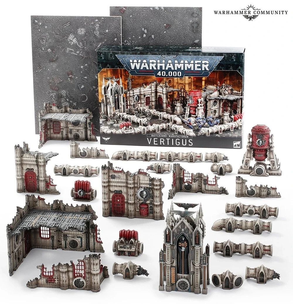 Warhammer 40k Terrain Scenery Battlezone Manufactorum Vertigus NISB