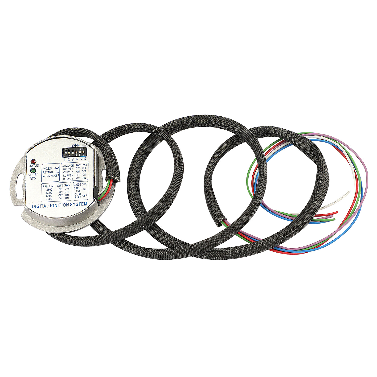 Single Fire Programmable Ignition Coil Kit 53-660 For EVO Big Twin XL Sportster