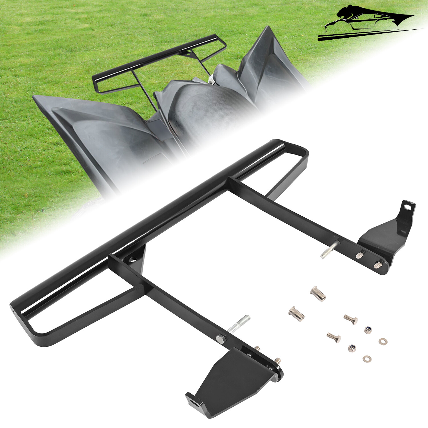 Aluminium Rear Wide Grab Bar Bumper For Yamaha Raptor 700 700R YFM700 2006-2024