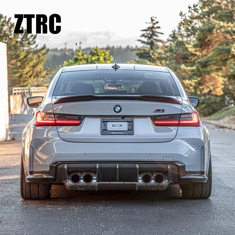 Carbon Fiber Trunk Wing Spoiler For BMW G20 320 330 M340i/M3 G80 2019-2024