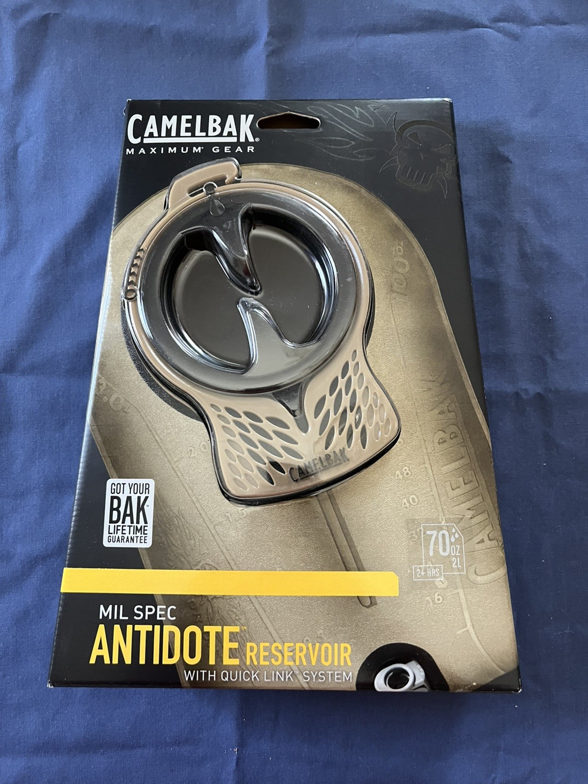 Camelbak Mil Spec Antidote Complete Reservoir 70 oz Bladder in Brown