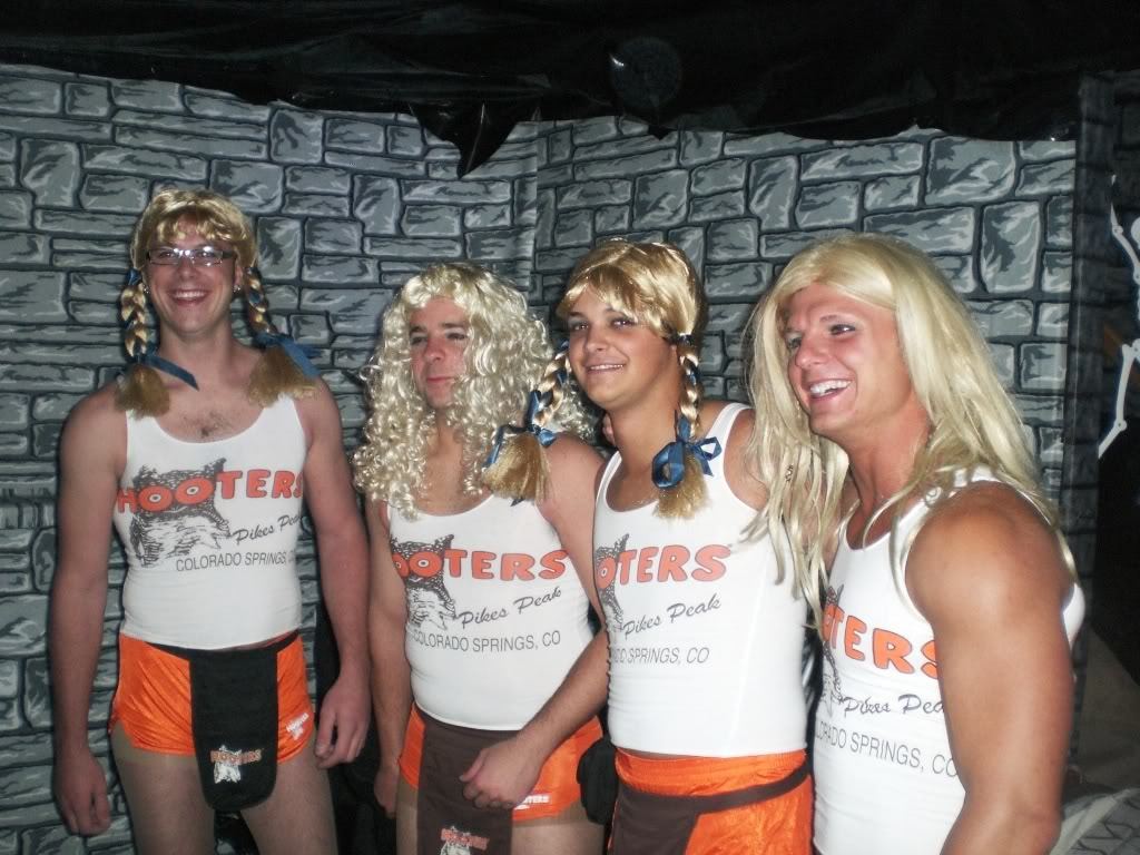 New Sexy HOOTERS GIRLS Uniform Tank & Shorts Halloween Choose XXXS XXS XS S M L