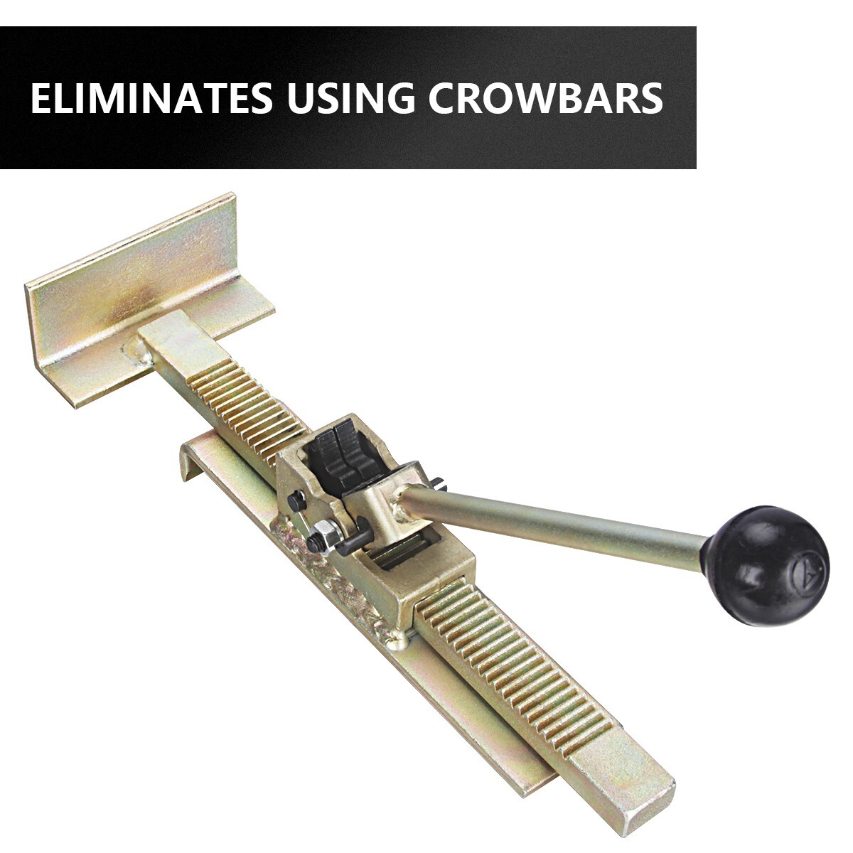 Hardwood Flooring Jack Quick Release Plank Jack Fits All Thicknesses of Floors