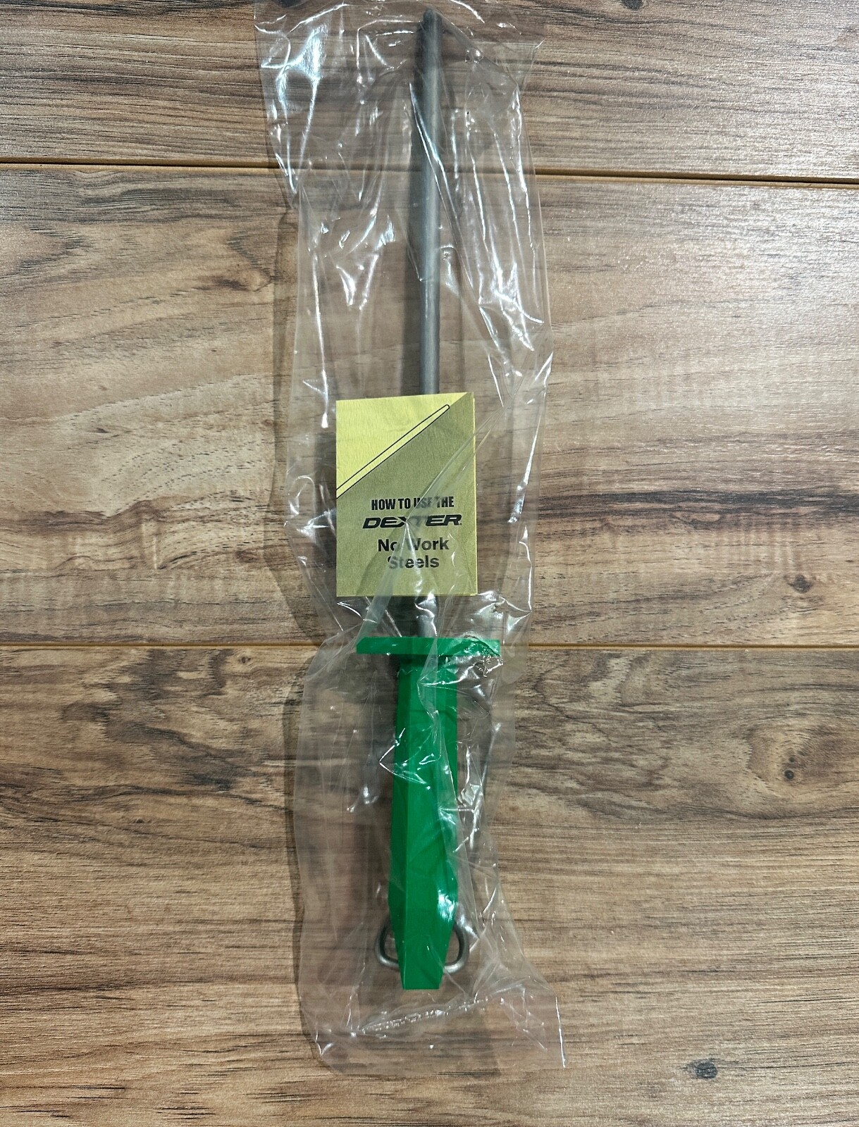 Dexter Russell 10" Smooth Steel Knife Sharpener w/Hang Ring..7820.NEW..Fast Ship